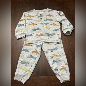 Carter's Airplane Print Jogger Set